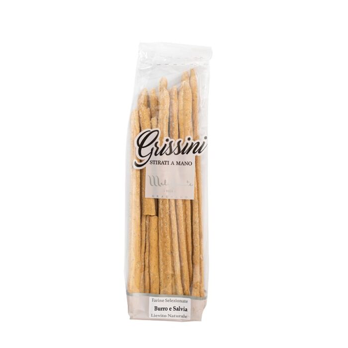 Grissini stirati a mano burro e salvia
